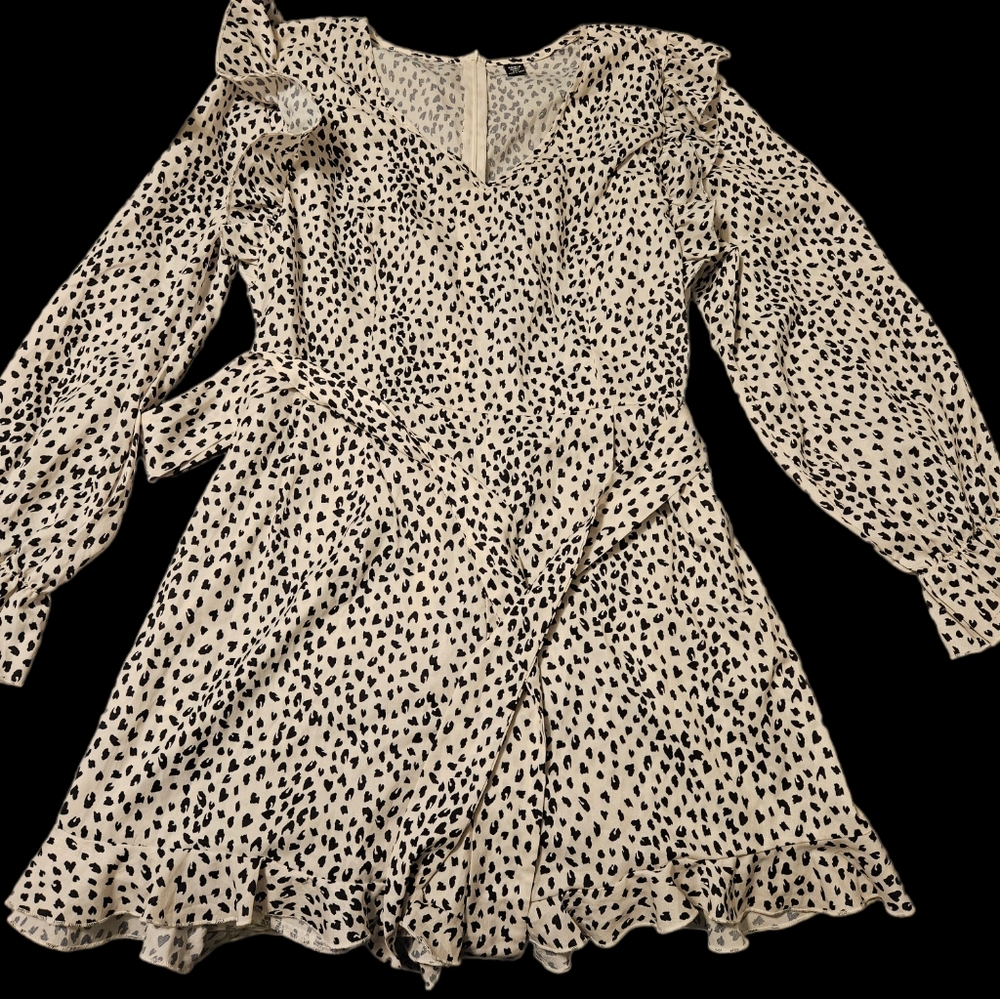 Polka dot short jumpsuit